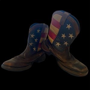 Kids Durango Square Toe Western Boots SZ 2.5